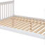 Lit superposé simple au-dessus de l'escalier simple - pin massif et rangement polyvalent avec rangement, pour plus de stabilité