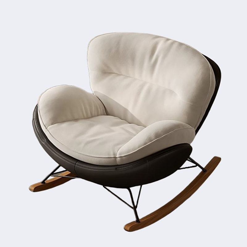 Chaise berçante simple et luxueuse