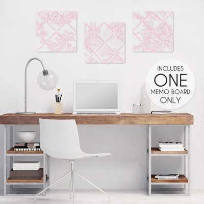 French Toile Photo Wall Mounted Ribbon Board