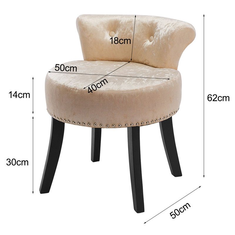 Solid + Manufactured Wood Accent Stool