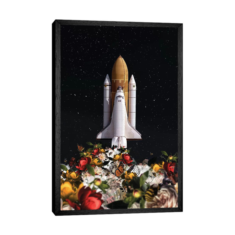 I'll Find My Way Back To You - Print on Canvas, 66.04 cm H x 45.72 cm W, Black Framed