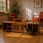 Meuble télé Mid-Century en noyer avec table extensible Morden