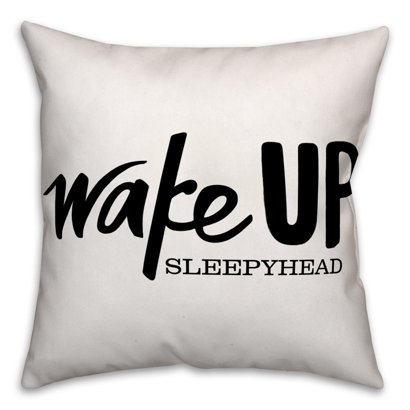 Embroidered Reversible Throw Pillow