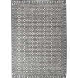 Wool Oriental Area Rug in Gray