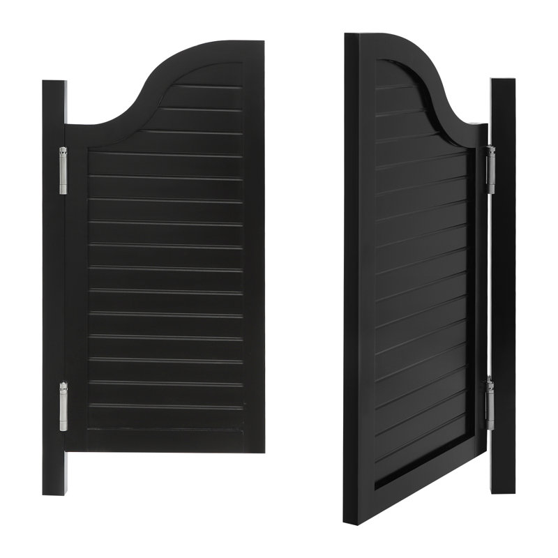 Porte de séparation en bois pour café et entrée