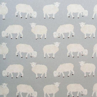 Detlef Smooth Glitter Sweet Sheep 10.05m x 53cm Wallpaper Roll