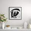 Practice Stroke 1' Framed Print on Glass