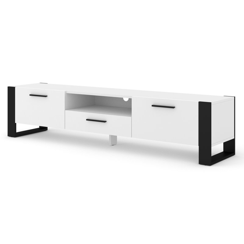 Traverse Unfinished TV Stand for TVs up to 85", White