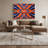 Hard Edge 87 Blue Canvas Wall Art