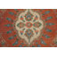 Tapis de couloir traditionnel orange en laine 3x11