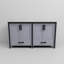 Meuble-lavabo double l 60 po x P 22 po avec plateau en marbre de culture-1693289832