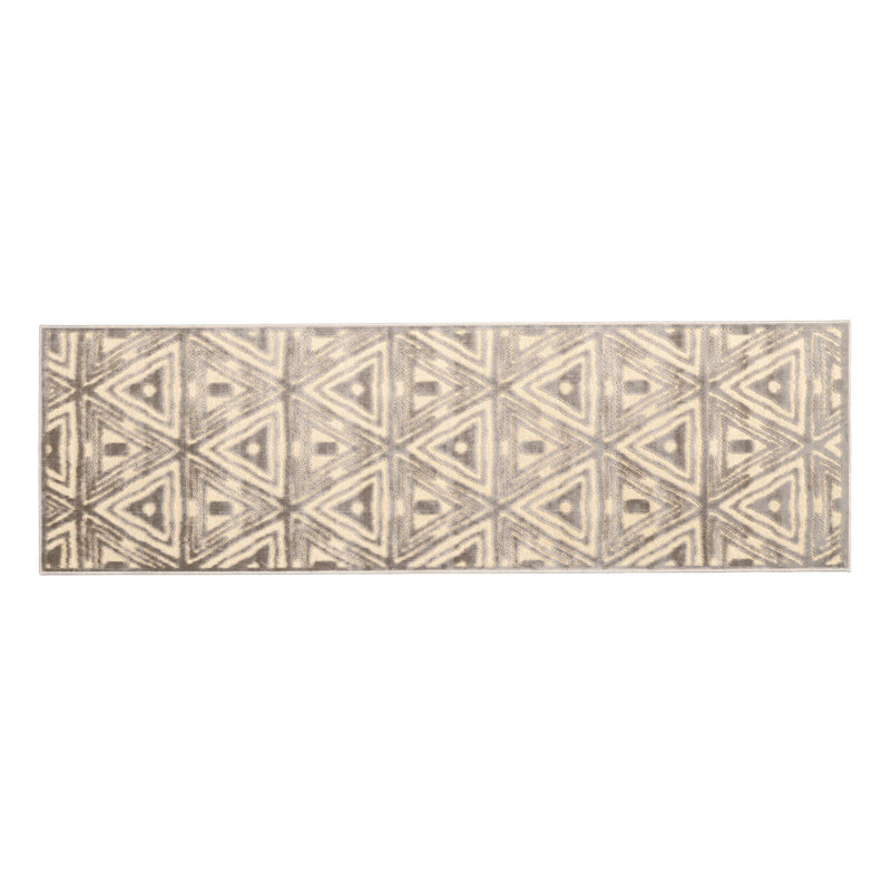 Viscose Geometric Indoor Rug, Runner 2'6" x 8'