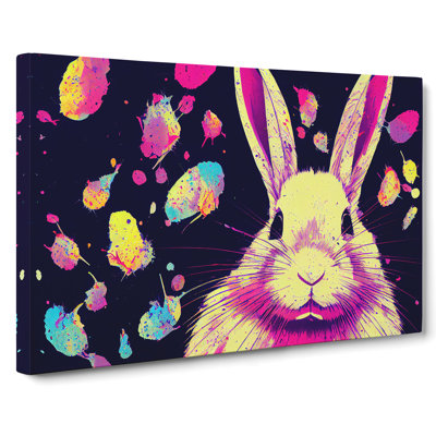 Rabbit Splash Vol.1 Abstract - Wrapped Canvas