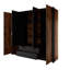 Spritzky 4 Door Manufactured Wood Wardrobe