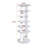 7-tier 24 Pair 360° Rotating Shoe Rack