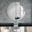 Huldar Glass Flat Wall Mirror