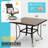 Hainer 4 - Person Patio Dining Set with Square Table , Cushions Included-882586969
