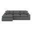 Canapé modulaire Cloud, canapé en chenille double couche avec assise profonde et poches latérales-813048174