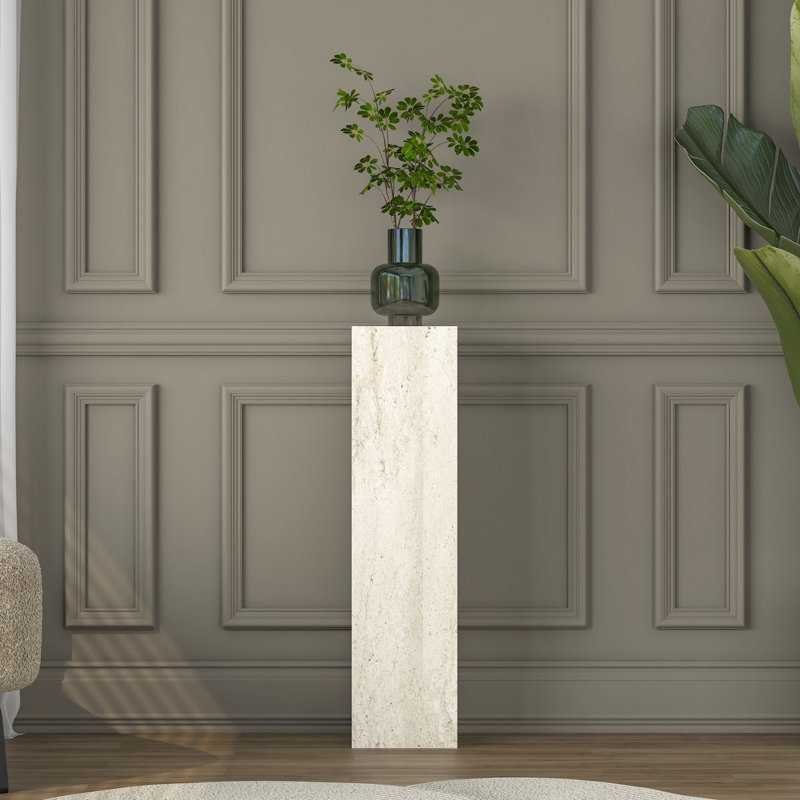 Side Table, 31.5" H x 7.87" W x 7.17" D
