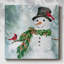 Bonhomme de neige - Toile tendue avec châssis-1029262557