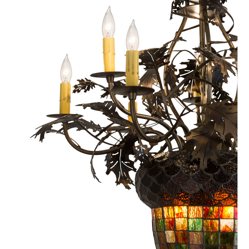 Style bougie classique/traditionnel 11 lumières lustre
