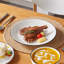 12 Pieces Dinnerware, Round Plate, Dinner Plate, Dessert Plate And Bowl, Serve For 4 Person, White Porcelain, Ceramic Dinnerware-1533113418