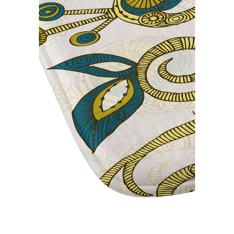 Tapis pour salle de bain fleur