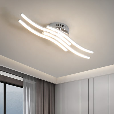 LED 4-Light Flush Mount Ceiling Light