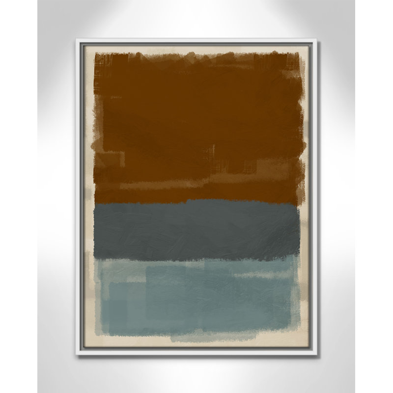 «Turbulent Honesty Print» par Marcus Prime, Flotteur blanc, 19.5' W x 25.5' H