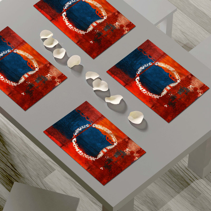 Napperon abstrait en polyester