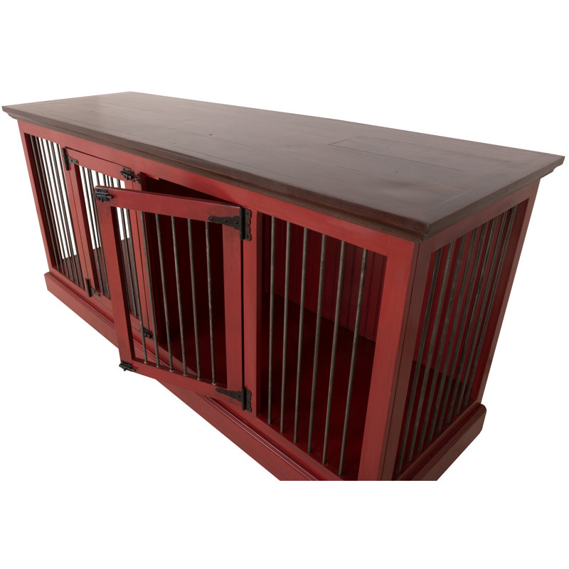 Caisse pour animaux Alethea, Rouge kaki / cerise Concord