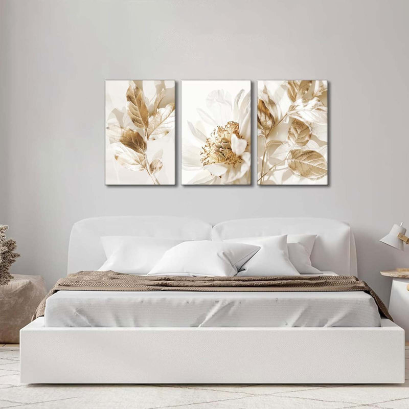 3 Piece Wrapped Canvas Print, 40 cm H x 30 cm W