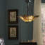Luminaire suspendu unique / remarquable à 3 lumières Inglenook
