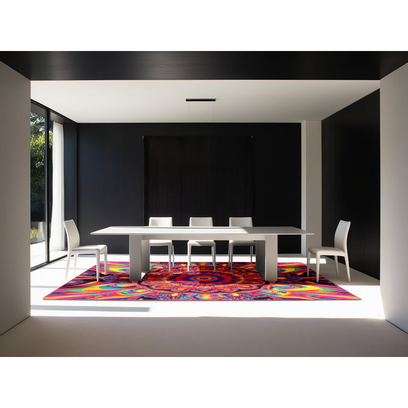 Aurora Spiral Rug, Rectangle 8' x 12'