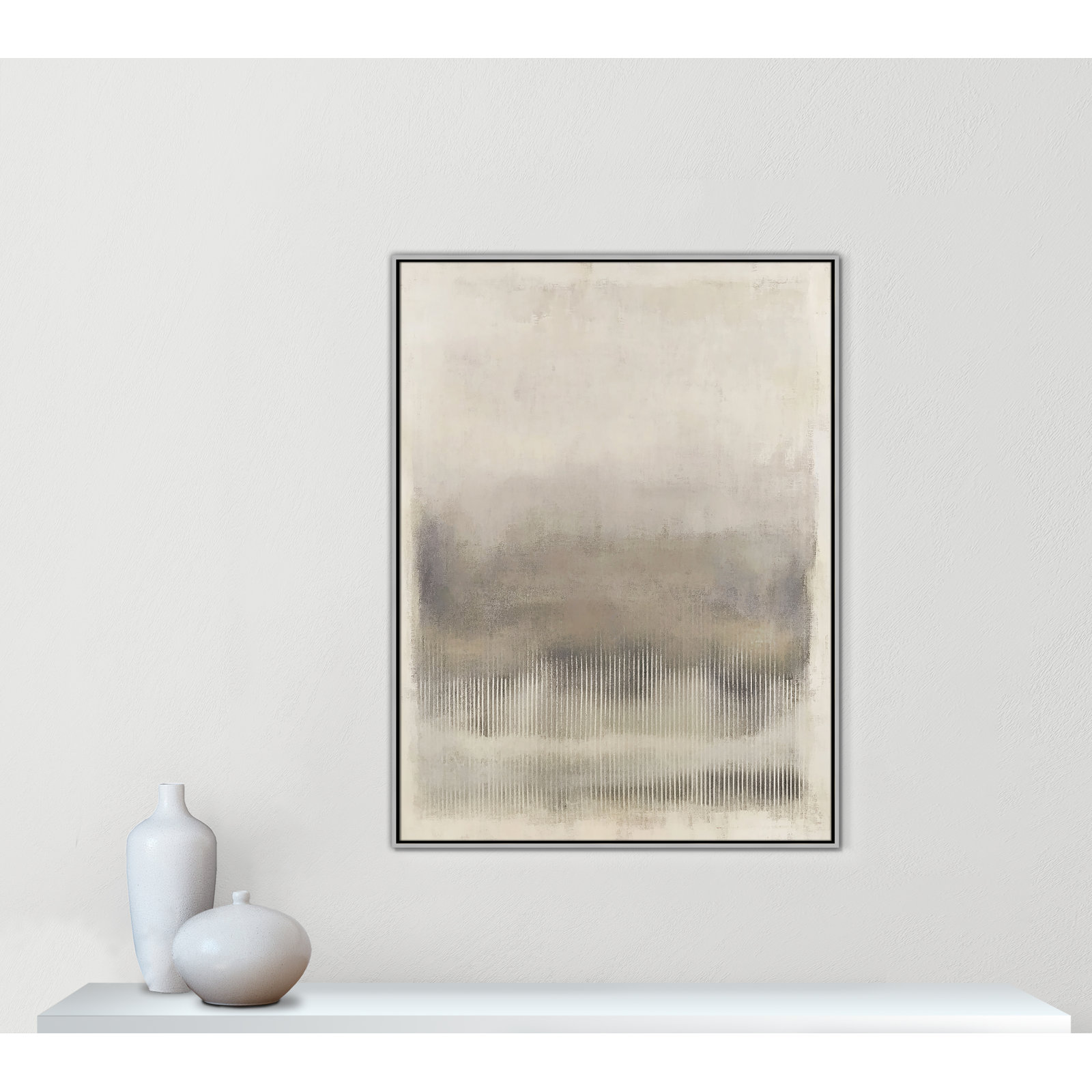 Balanced Silence II Print by Irena Orlov, 49.5" H x 37.5" W, Silver Floater