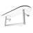 Sine 18" Shelf with Towel Bar-33402710