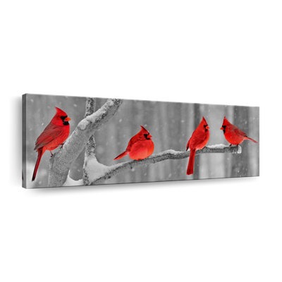 Cardinal Birds, reproduction sur toile