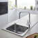 Minta® Dual Spray Pull Down Touch Single Handle Kitchen Faucet with Accessories