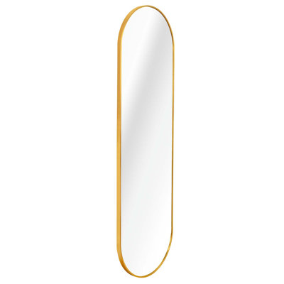 Miroir ou miroir de salle de bain Gold 63 x 20IN