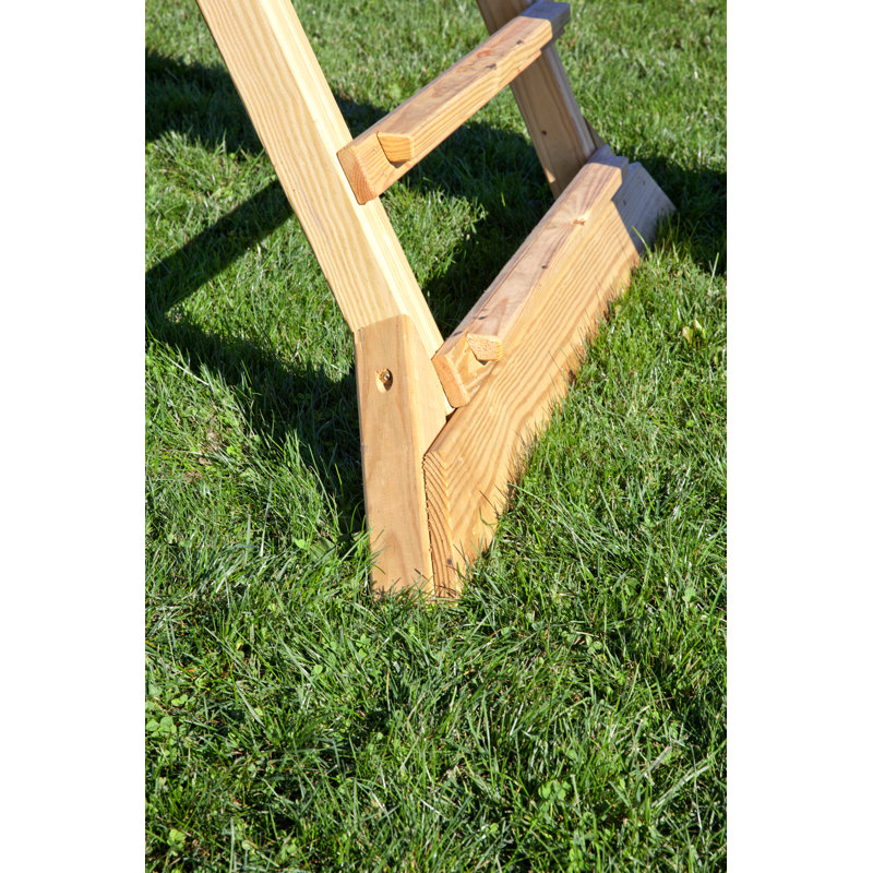 YardCraft Pine Swing Set with Swing(s), Unfinished
