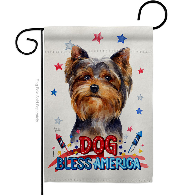 Double Sided 18.5'' H x 13'' W Polyester Animal Garden Flag