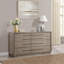 Commode 8 tiroirs Taupe