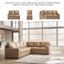Canapé modulaire 3 pièces Camron