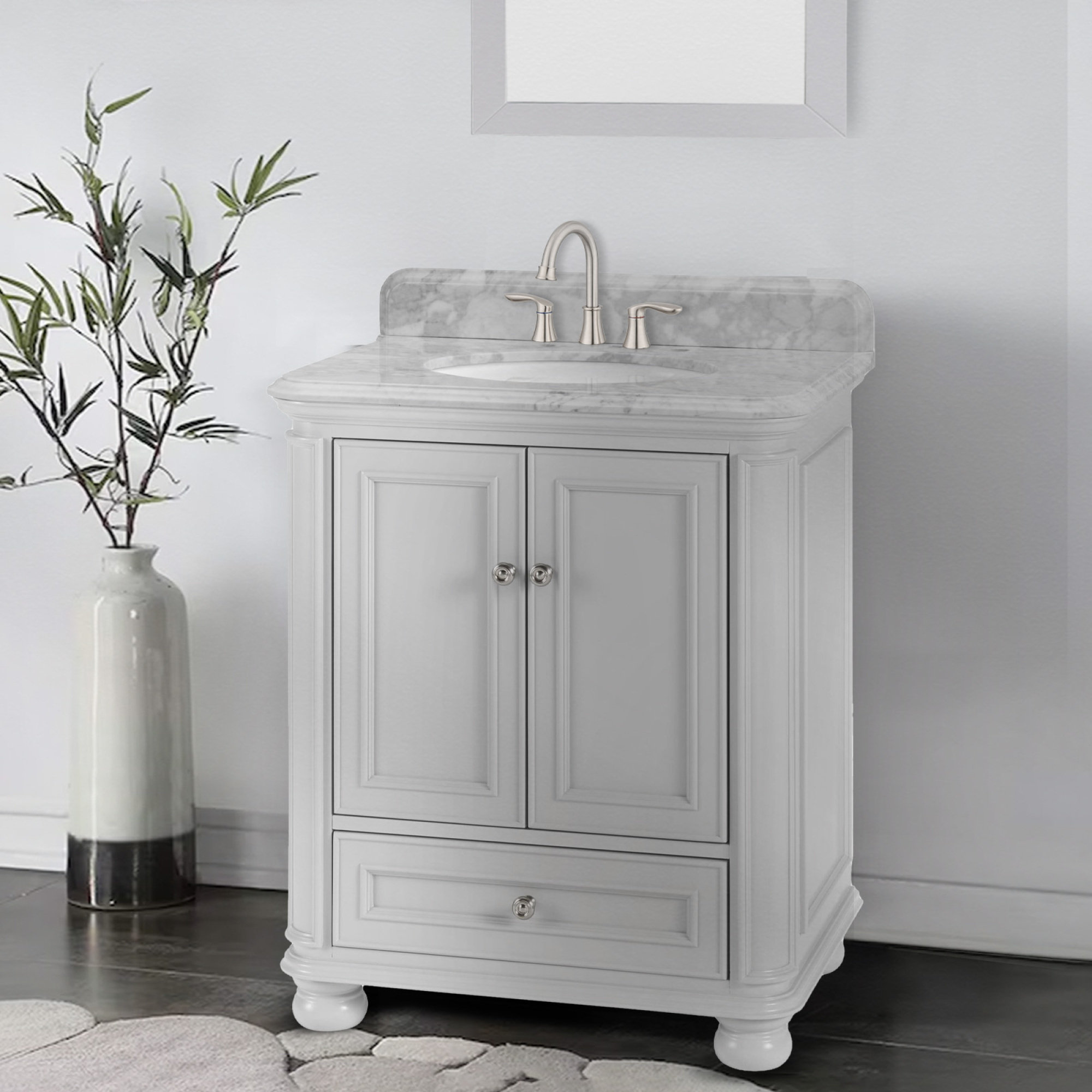Darby Home Co Burchette 30'' Single Bathroom Vanity with Top Wayfair