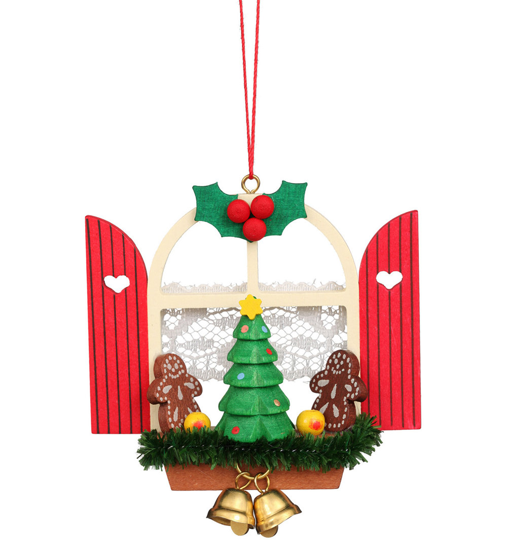 Imboden 3'' Wood Hanging Figurine Ornament The Holiday Aisle®