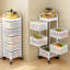 85cm H x 26cm W Utility Cart with Wheels-444137745