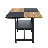 71" Dining Table With Storage Shelf
