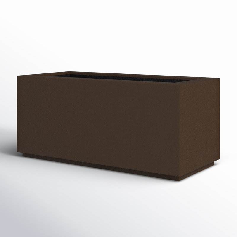 Argentine Trough Planter, Chocolate Brown