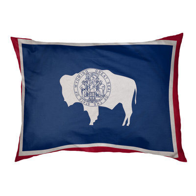 Coussin stylisé wyoming flag Burien