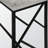 Leanna Gray Finish Entryway Accent Table With Black Metal Leg, 31.74" H X 43.83" W X 13.45" D